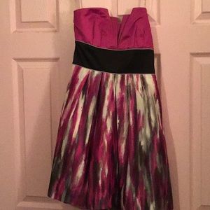 Pink colorful formal dress